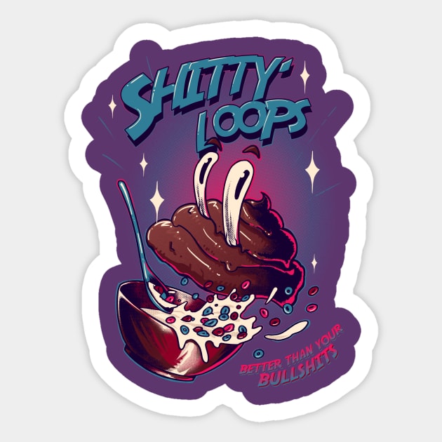 Shitty Loops Sticker by massai